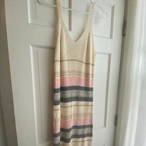 Z Supply Striped Midi Sweater Dress New Small